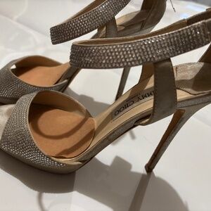 Jimmy Choo sparkly heels 39.5 or 9US